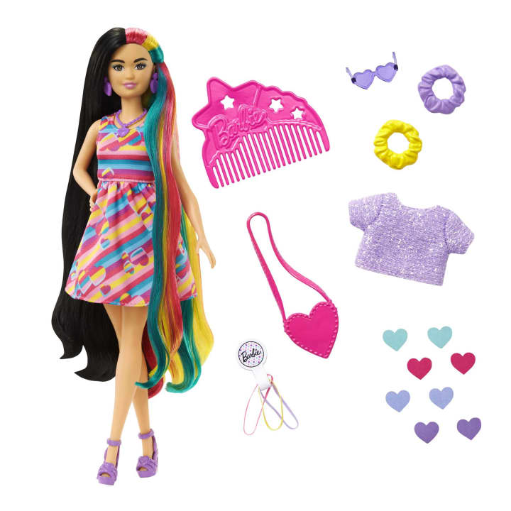 Barbie - Totally Hair - Heart-Themed Doll (HCM90)_0