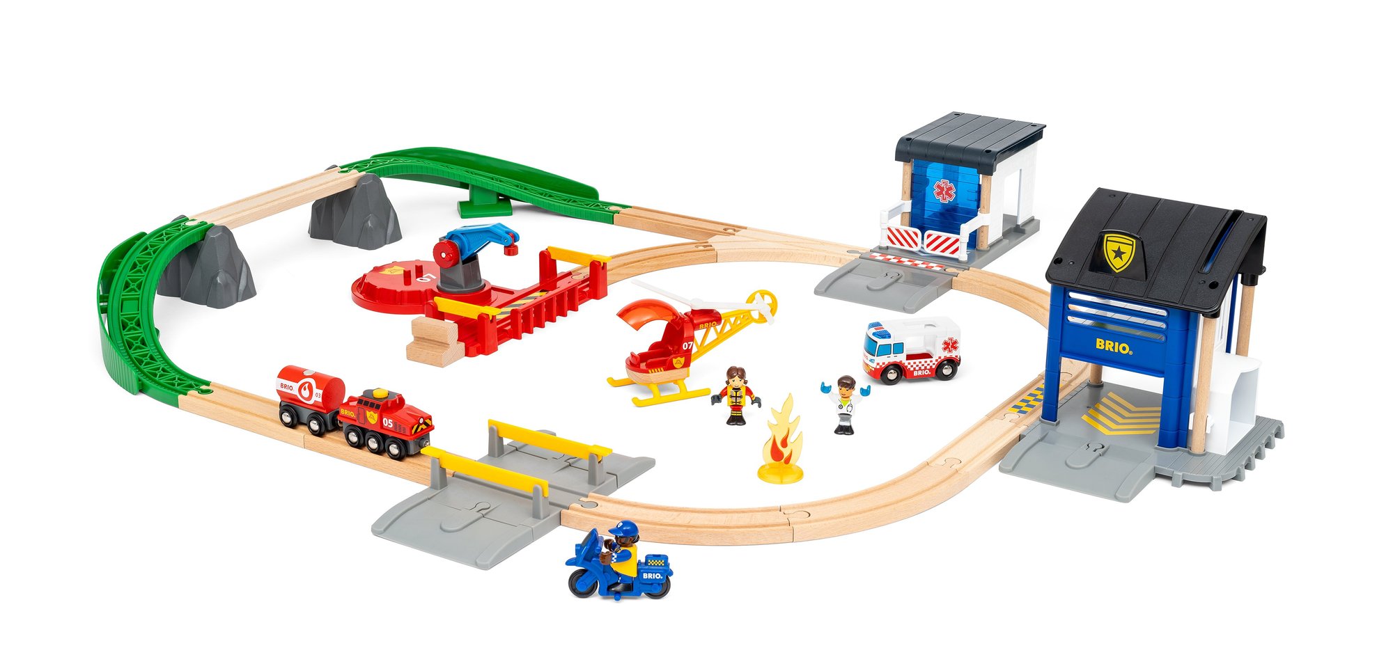 BRIO - Rescue Team Train Set - (36025)_0