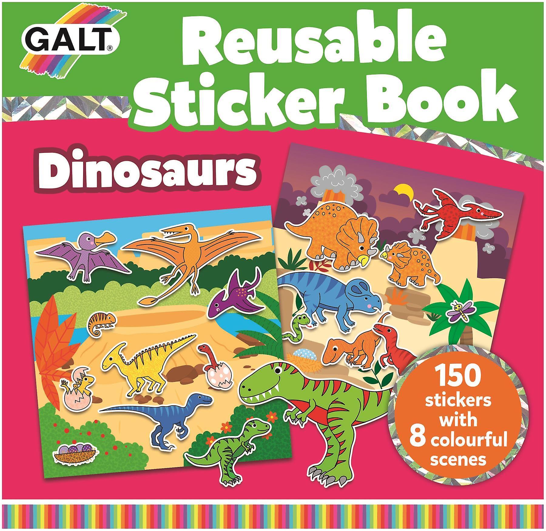 Galt - Reusable Sticker Book - Dinosaurs (55-1005101)_0