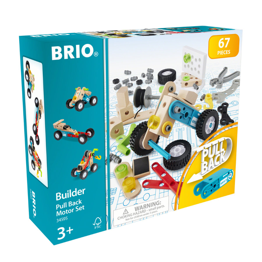 BRIO - Builder Pull back motor set - 67 pieces (34595)_0