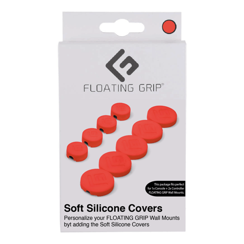 Floating Grip Wall Mount Covers (Red)_0