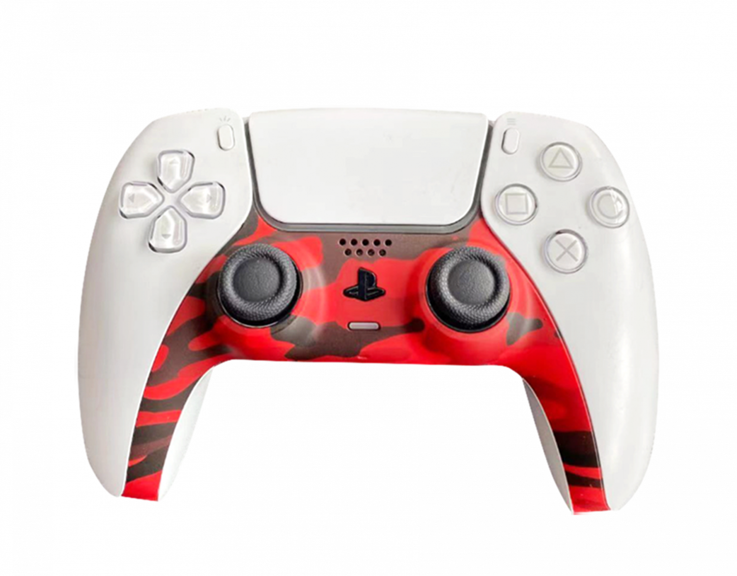 Piranha PS5 Controller Skins - Camo Red_0