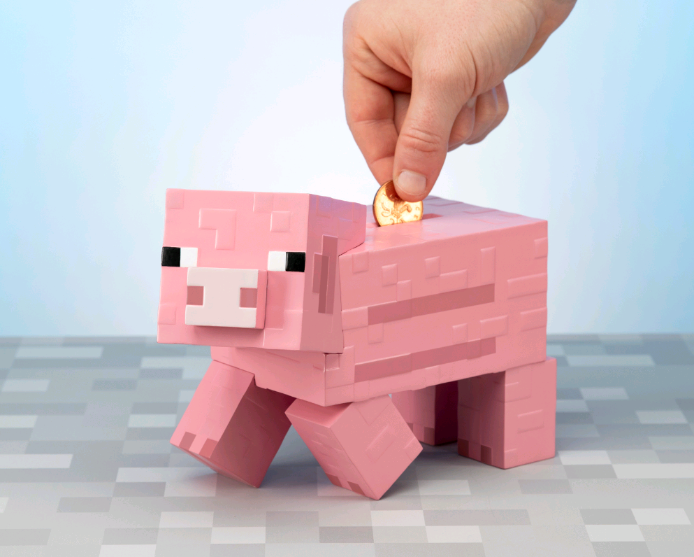 Minecraft Gris - Sparegris_0