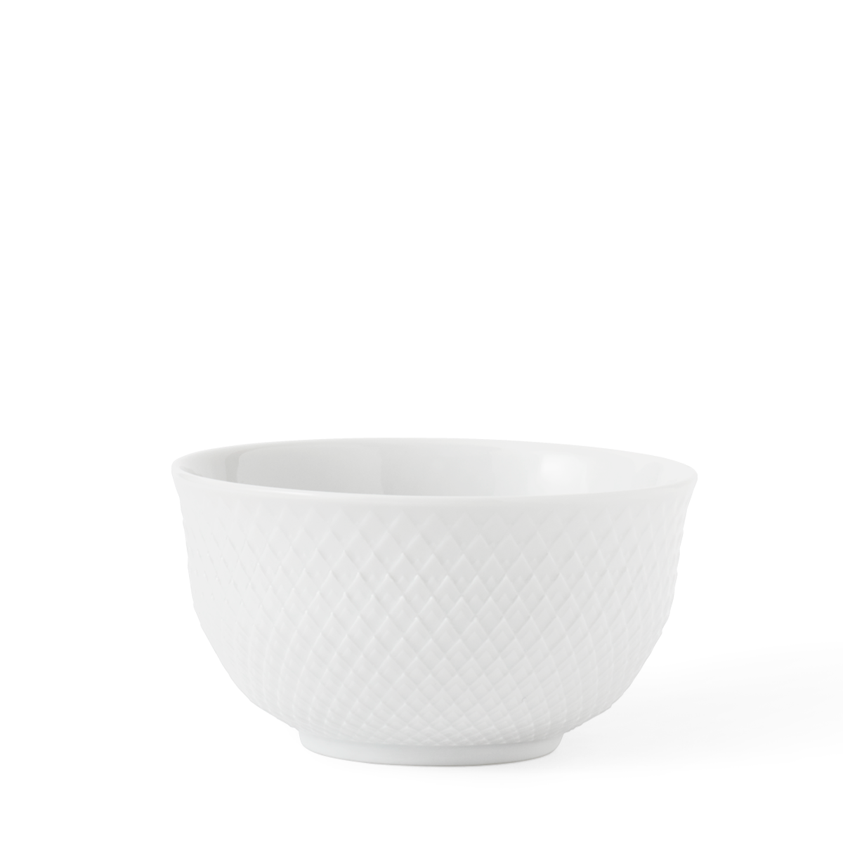 ​Lyngby Porcelæn - Rhombe White Bowl 13 cm_0