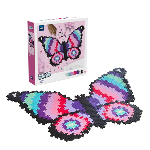 Plus-Plus - Puzzle By Number Butterfly 800pcs_0