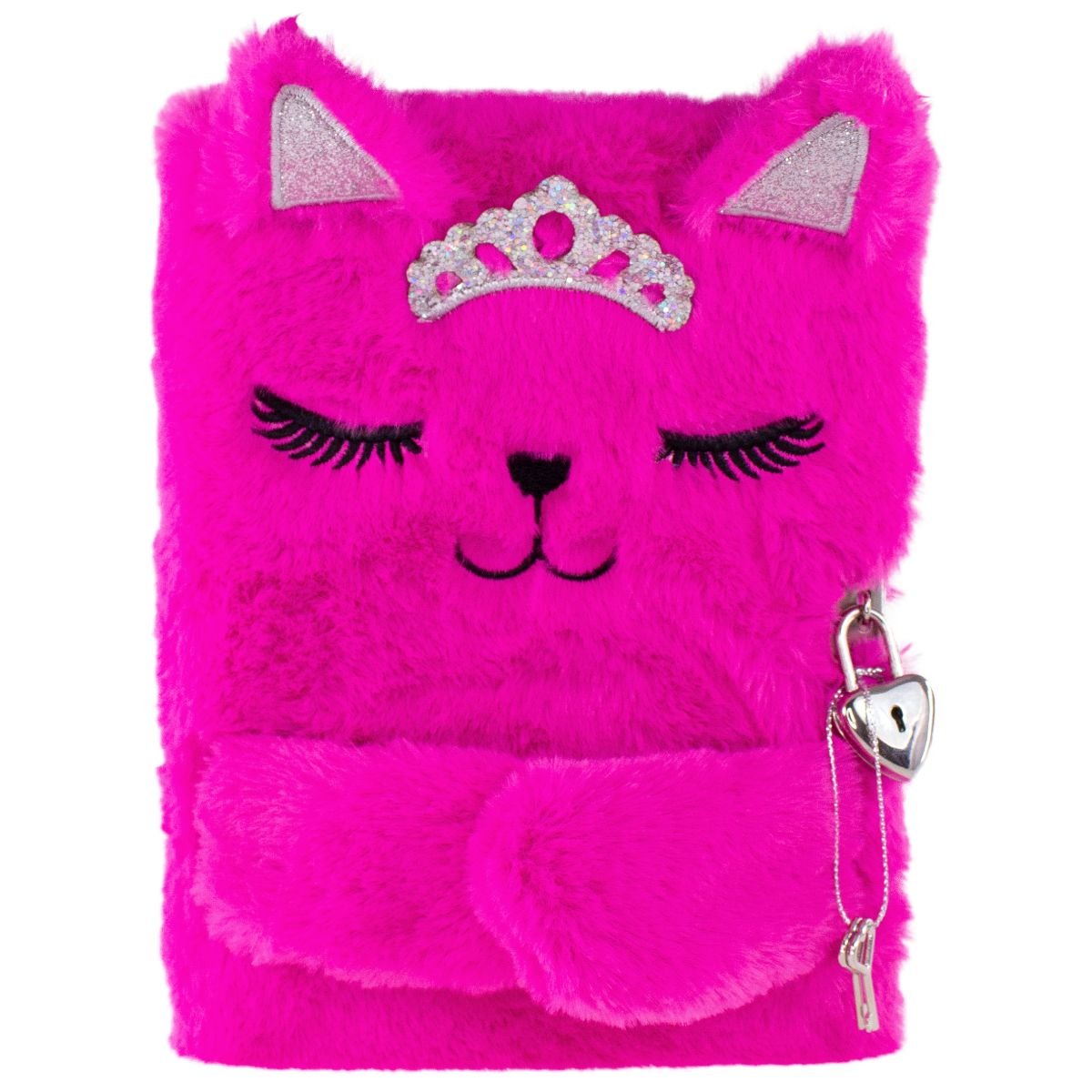 Tinka - Plush Diary with Lock - Princess Cat (8-802138)_0