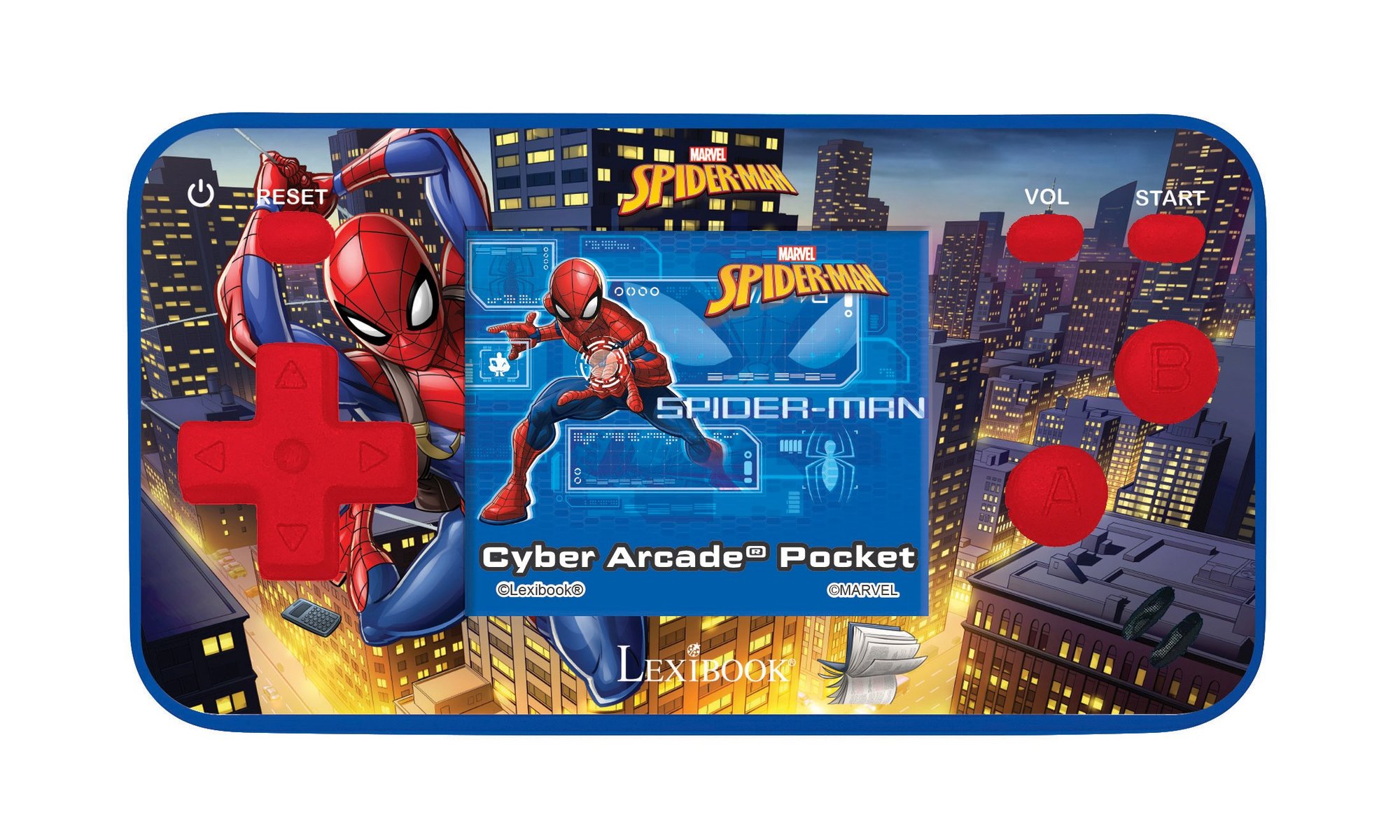 Lexibook - Spider-Man - Handheld console Cyber Arcade® Pocket 1.8''  (JL1895SP)_0
