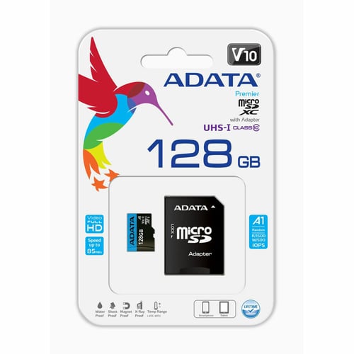 "Mikro-SD-hukommelseskort med adapter Adata CLASS10 128 GB"_0