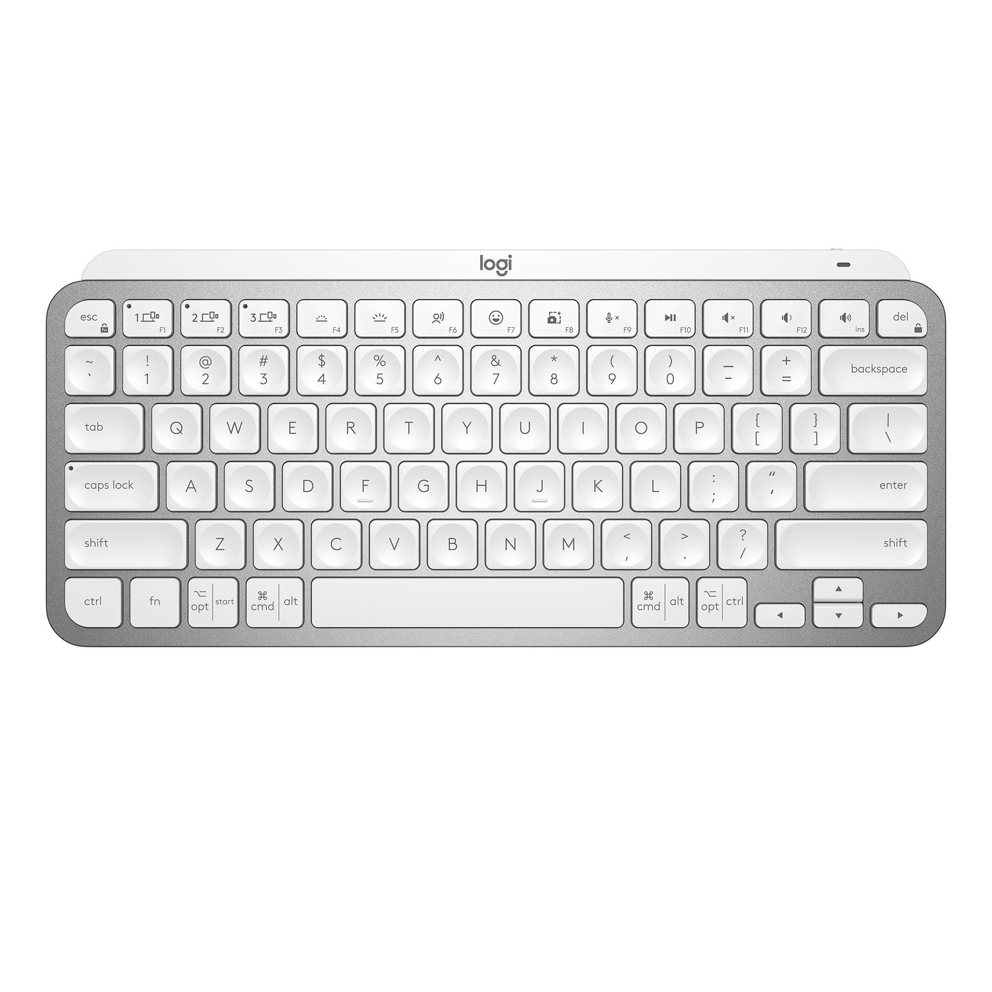 Logitech - MX Keys Mini Minimalist Wireless Illuminated Keyboard - Nordic Layout_0