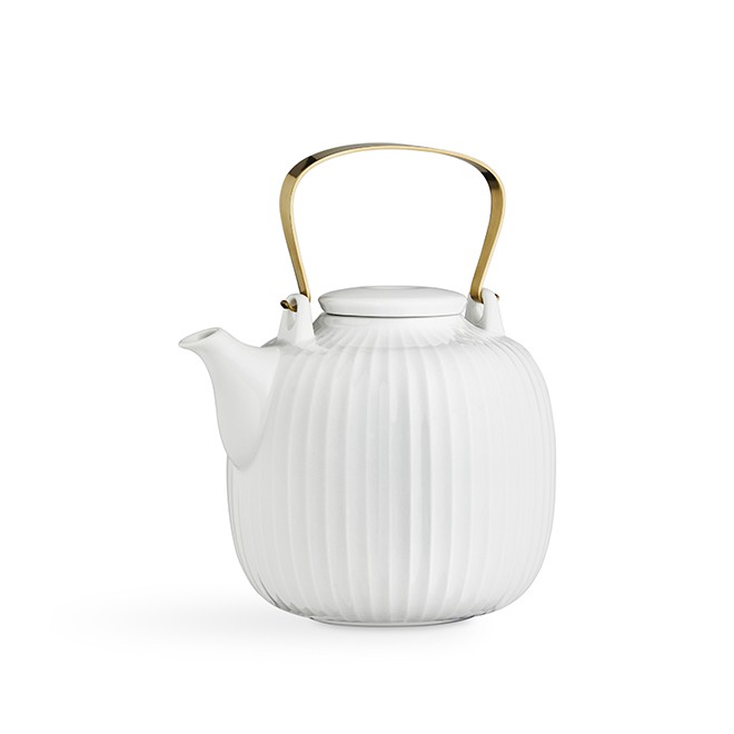 Kähler - Hammershøi Tea Pot - White_0