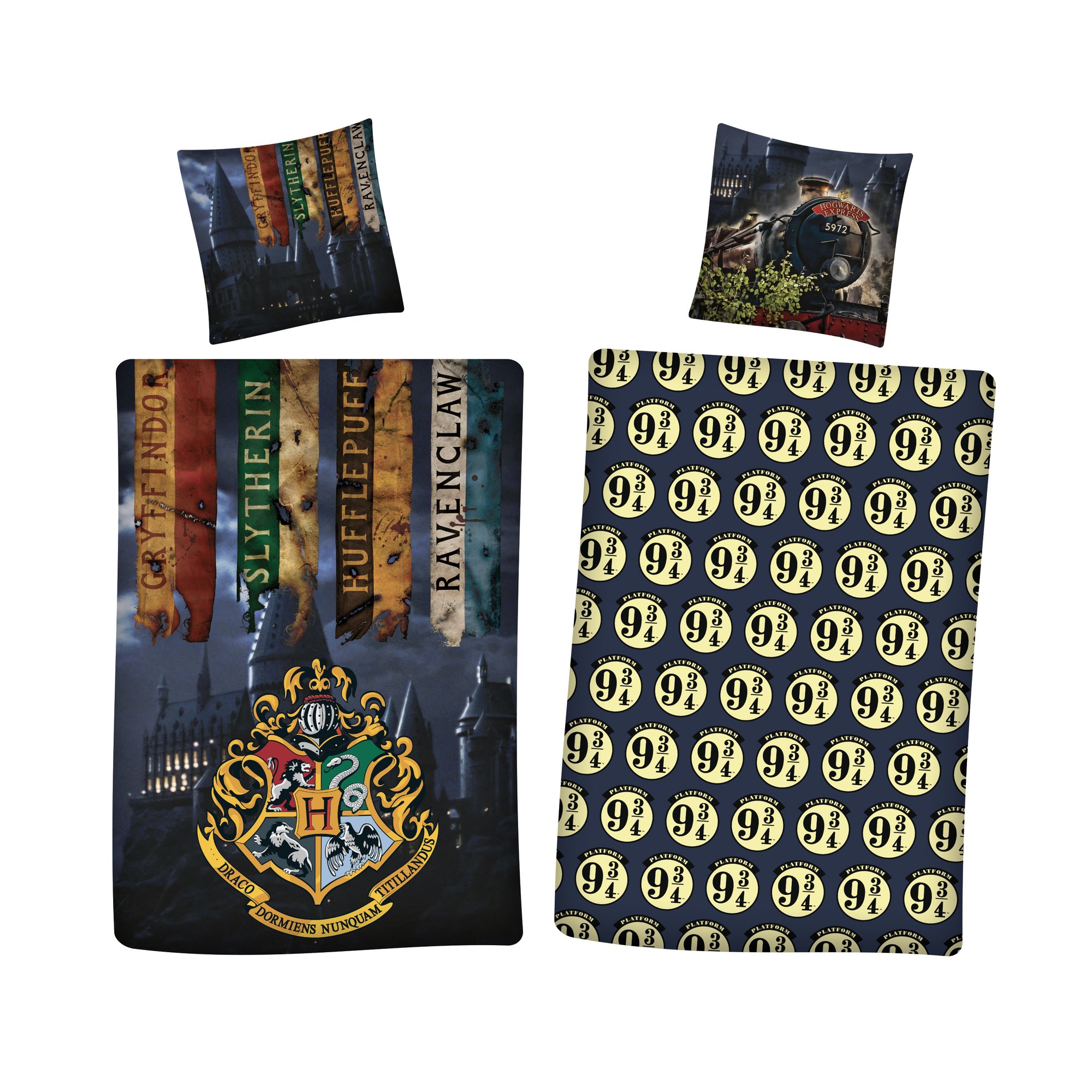 Bed Linen - Adult Size 140 x 200 cm -  Harry Potter (1000561)_0
