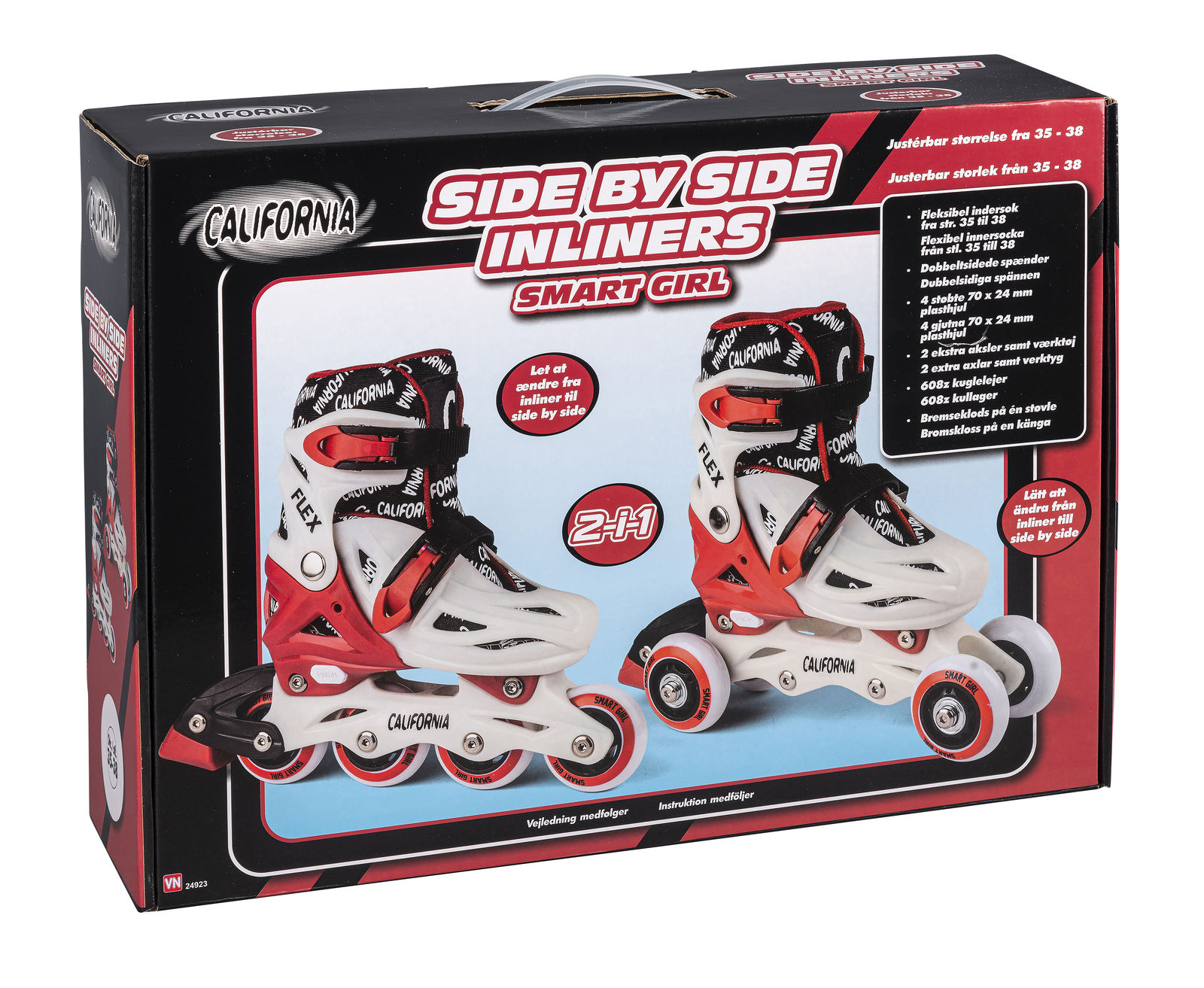 ​California - Smart Girl 2-in-1 inliners (Size 35-38) (24923)_0