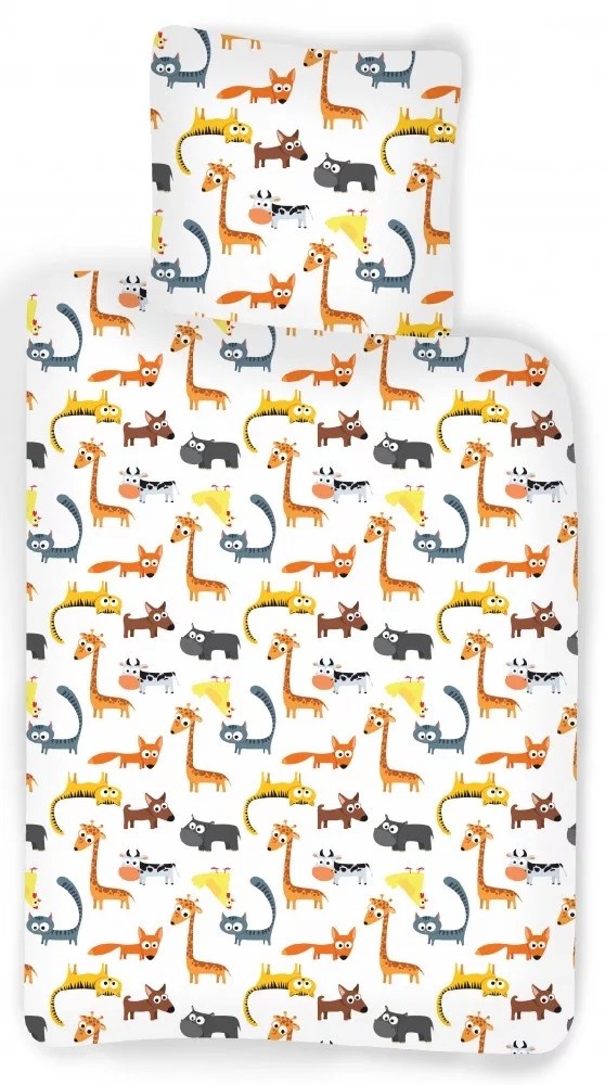 Bed Linen - Junior Size 100 x 140 cm - Animals (1000423)_0