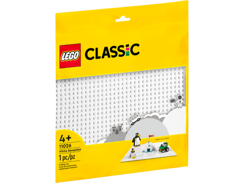 LEGO Classic - vit bottenplatta (11026)_0