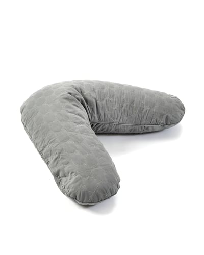 Smallstuff - Quilted Nursing Pillow - Grå_0