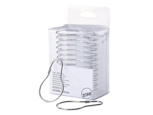 Zone Denmark - Krokar för badgardiner 12 st._0