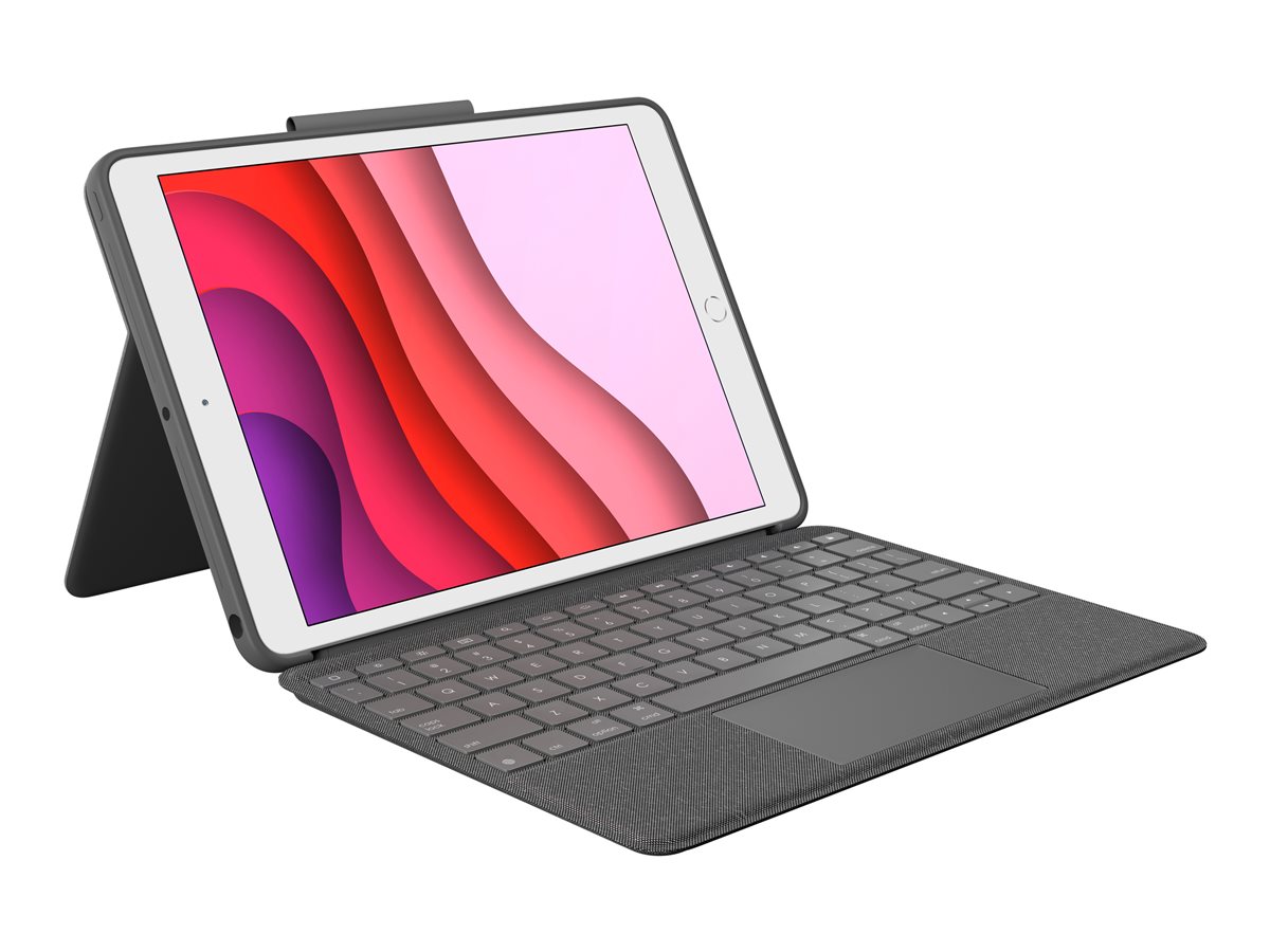 Logitech - Combo Touch for iPad 7th generation - GRAPHITE Nordic_0
