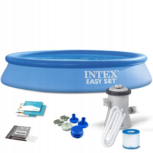 INTEX -  Easy Set Pool Set m/12V Filter Pumpe ( 3.077 L) - picture
