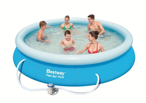 Bestway - Fast set Pool 366x76cm med pumpe  (5377 L)_0