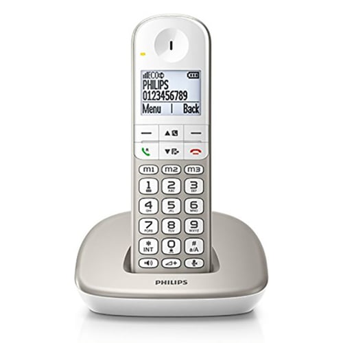 "Trådløs telefon Philips XL4901S/23 1,9"" DECT Hvid"_0