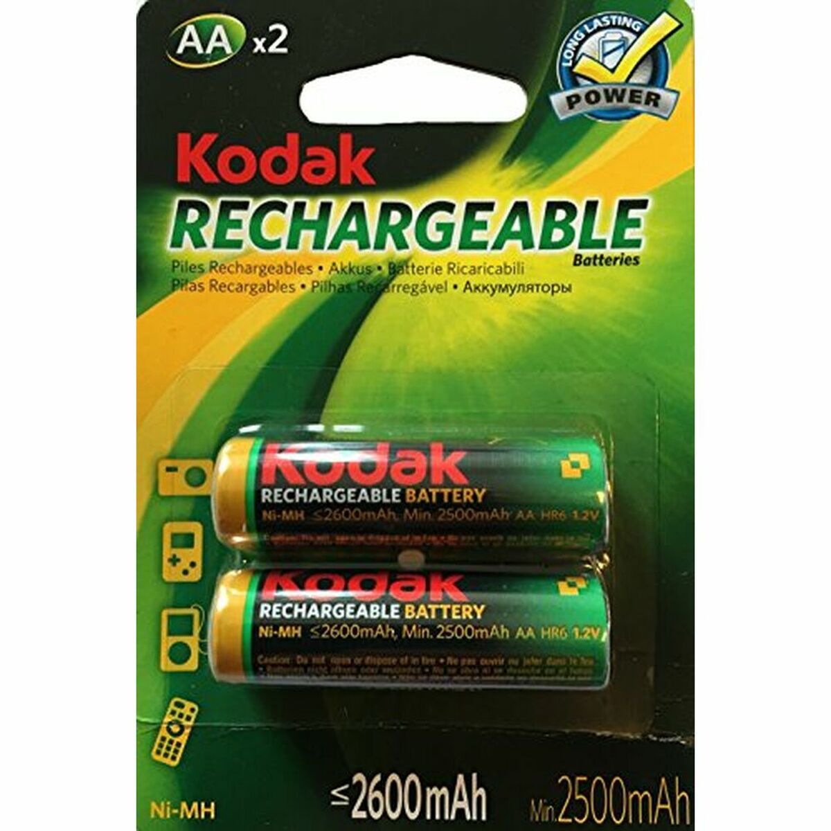 Rechargeable Battery LR6 Kodak NI-MH 2600 mAh (2 pcs)_0