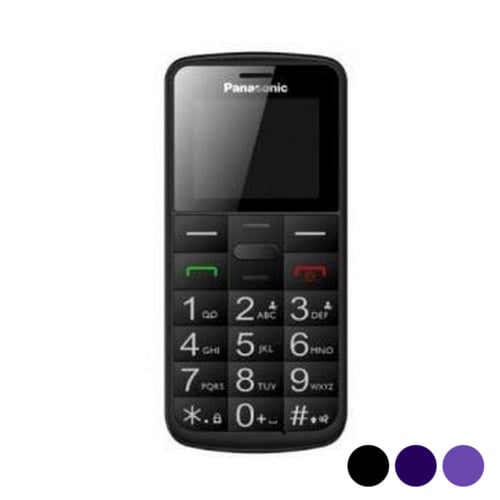 Mobiltelefon til ældre mennesker Panasonic Corp. KX-TU110EX 1,77" TFT Bluetooth LED, Sort - picture
