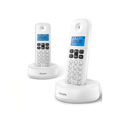 Kabelloses Telefon Philips D1612W/34 1,6" 300 mAh GAP (2 pcs) WeiæŸ - picture
