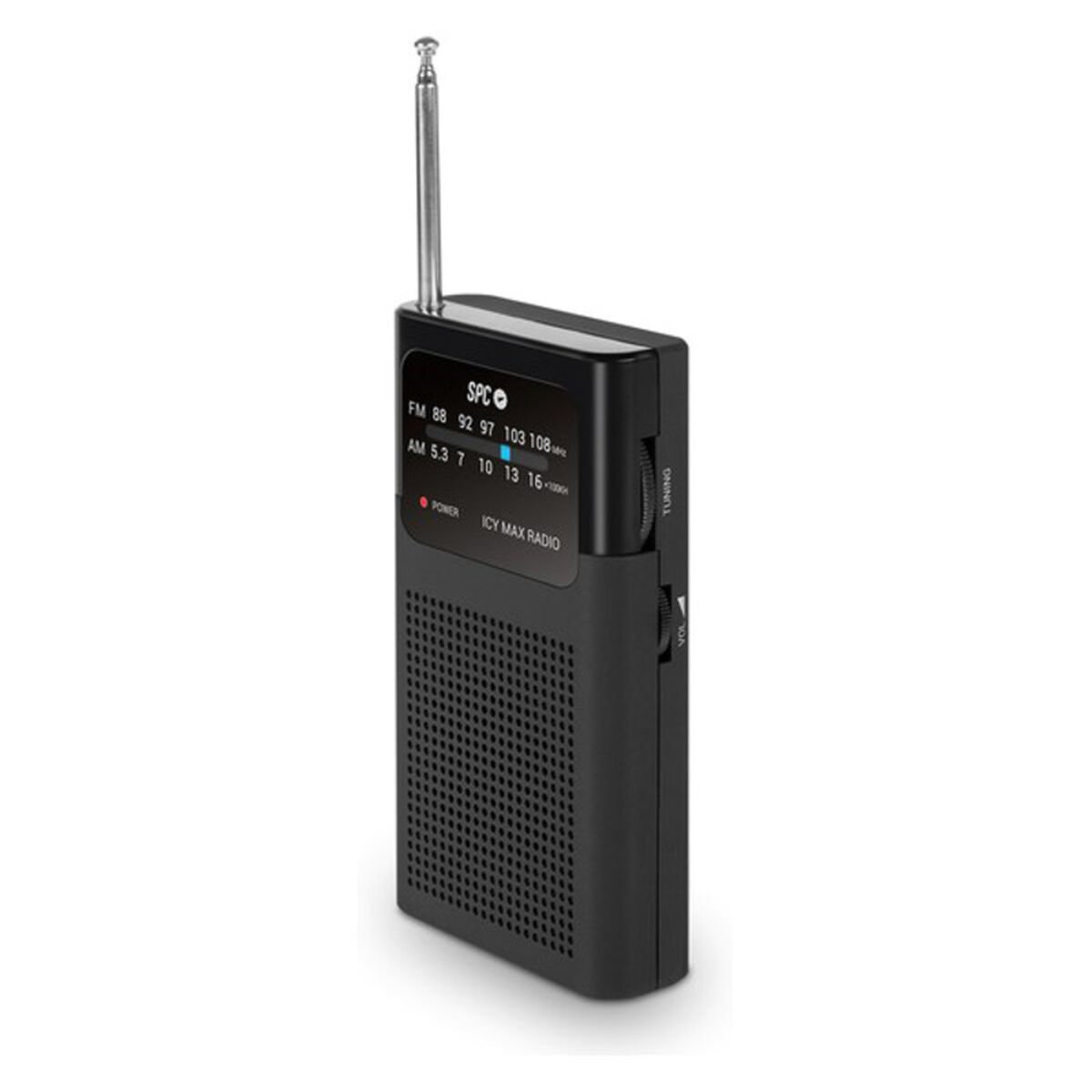 Transistor Radio SPC ICY MAX 4588N AM/FM 0,3W NEGRO_2