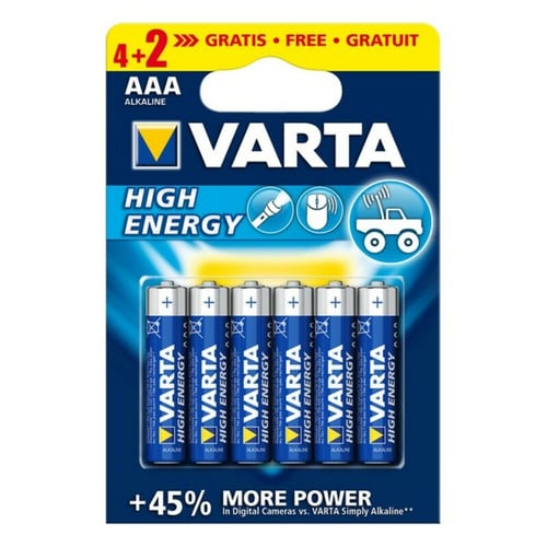"Batteri Varta 4903121436 AAA 6 uds" - picture