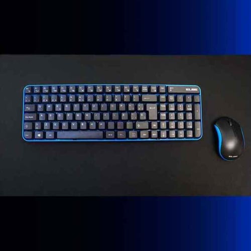 Tastatur og trådløs mus ELBE PTR-101 Sort_5
