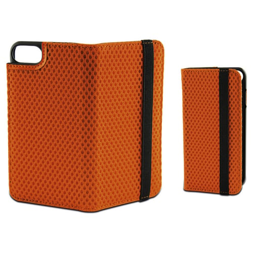 Folie Cover til Mobiltelefon med Elastik Iphone 7 KSIX Sport, Orange - picture