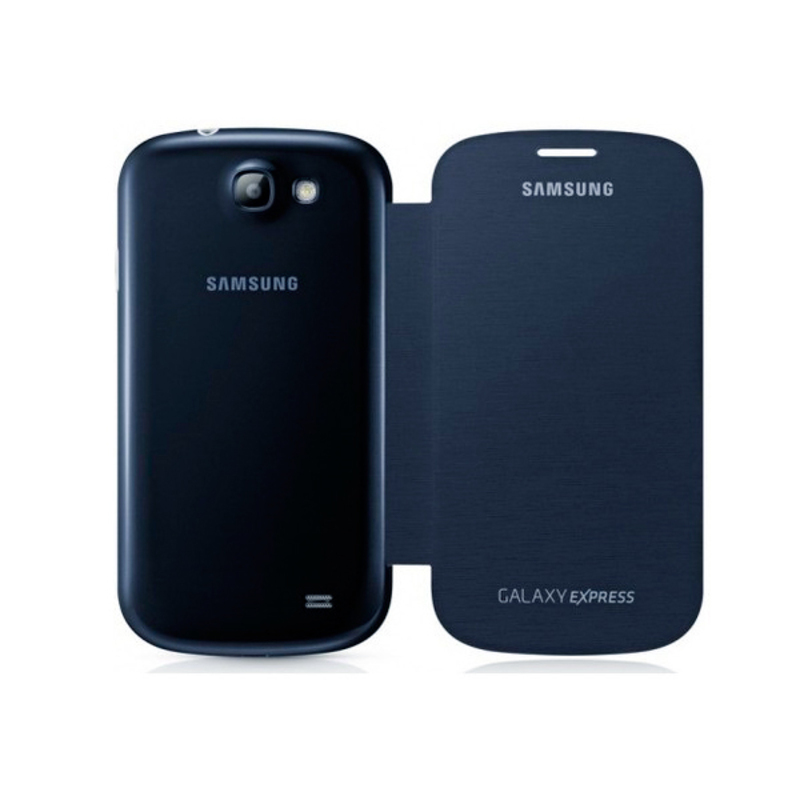 Folio Mobile Phone Case Samsung Galaxy Express I8730 Blue_0