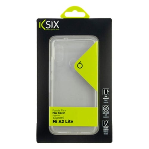 Mobilcover Xiaomi Mi A2 Lite KSIX Flex Gennemsigtig_0