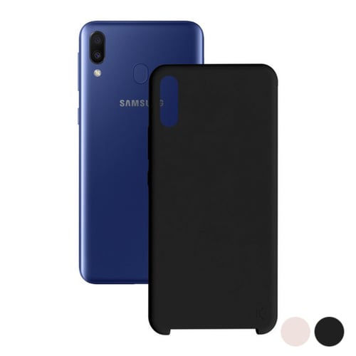 Mobilcover Samsung Galaxy M10 KSIX Soft, Sort_0