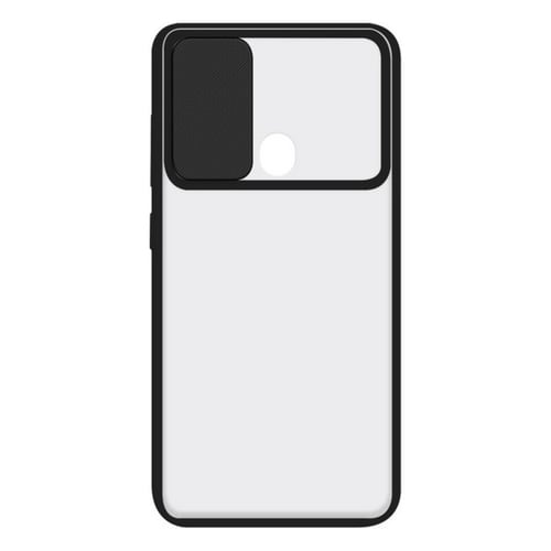Cover til mobiltelefon med kant af TPU Samsung Galaxy A21 KSIX Duo Soft Cam Protect Sort_0