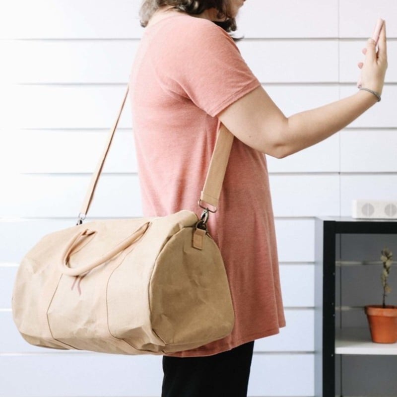 Sports Bag KSIX WeekendBag Eco-friendly kraft paper Brown_11