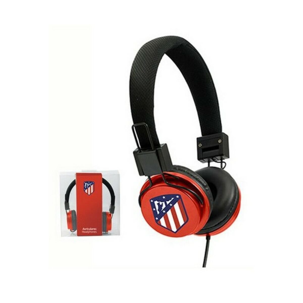 Headphones with Headband Atlético Madrid Red_0