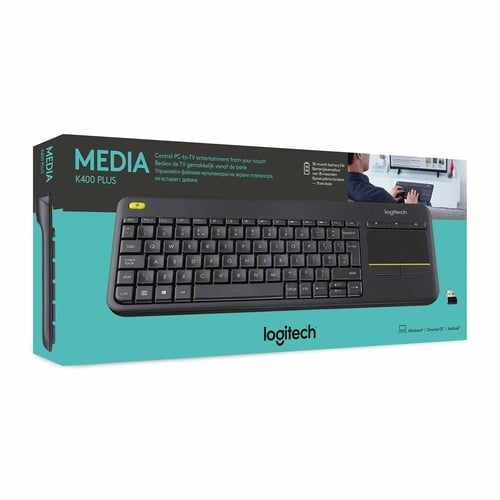 "Tastatur Logitech K400 Plus QWERTY Engelsk Touchscreen (Refurbished A)"_2