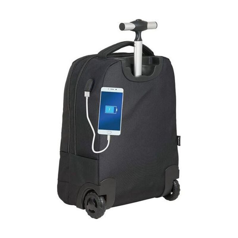 2-Wheel Laptop Trolley Safta 15,6'' Black_3