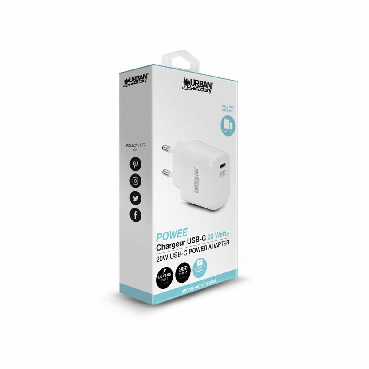 Wall Charger Urban Factory WCD90UF _2