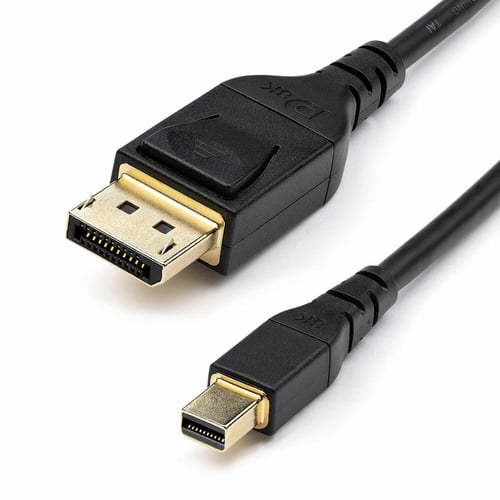 MiniDisplayPort til Displayport kabel Startech DP14MDPMM1MB Sort_0