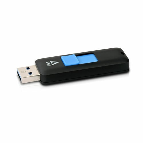 USB stick V7 Flash Drive USB 3.0 Blå Blå/Sort 8 GB_0