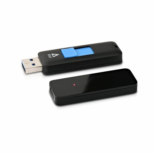 USB stick V7 Flash Drive USB 3.0 Blå Blå/Sort 8 GB_5