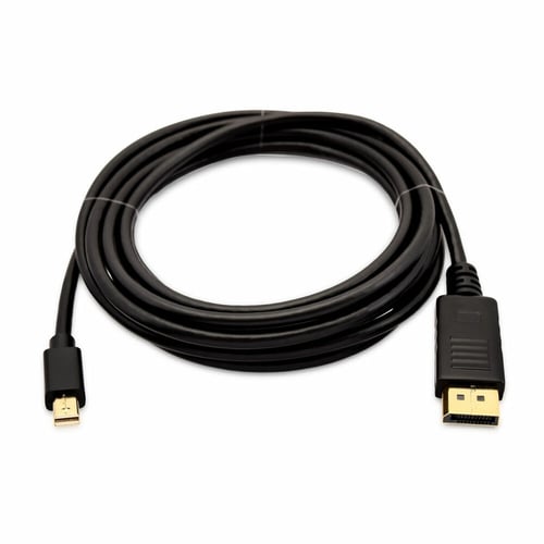 MiniDisplayPort til Displayport kabel V7 V7MDP2DP-03M-BLK-1E Sort_0