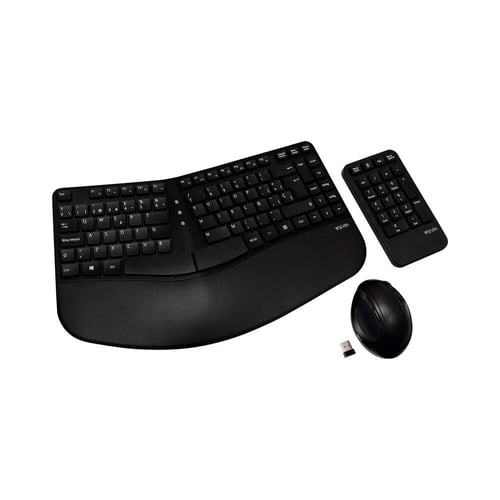 "Tastatur og trådløs mus V7 CKW400ES            " - picture