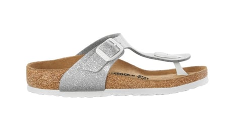 Birkenstock - GIZEH Børn Birko-Flor Smal - Magic Galaxy Silver - 31 - picture