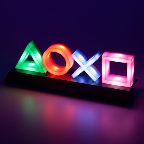 Lampor med Playstation-ikoner - picture