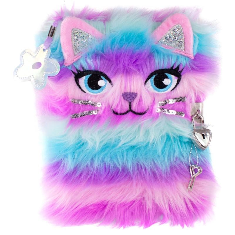 Tinka - Plush Diary with Lock - Crazy Cat (8-802137)_0