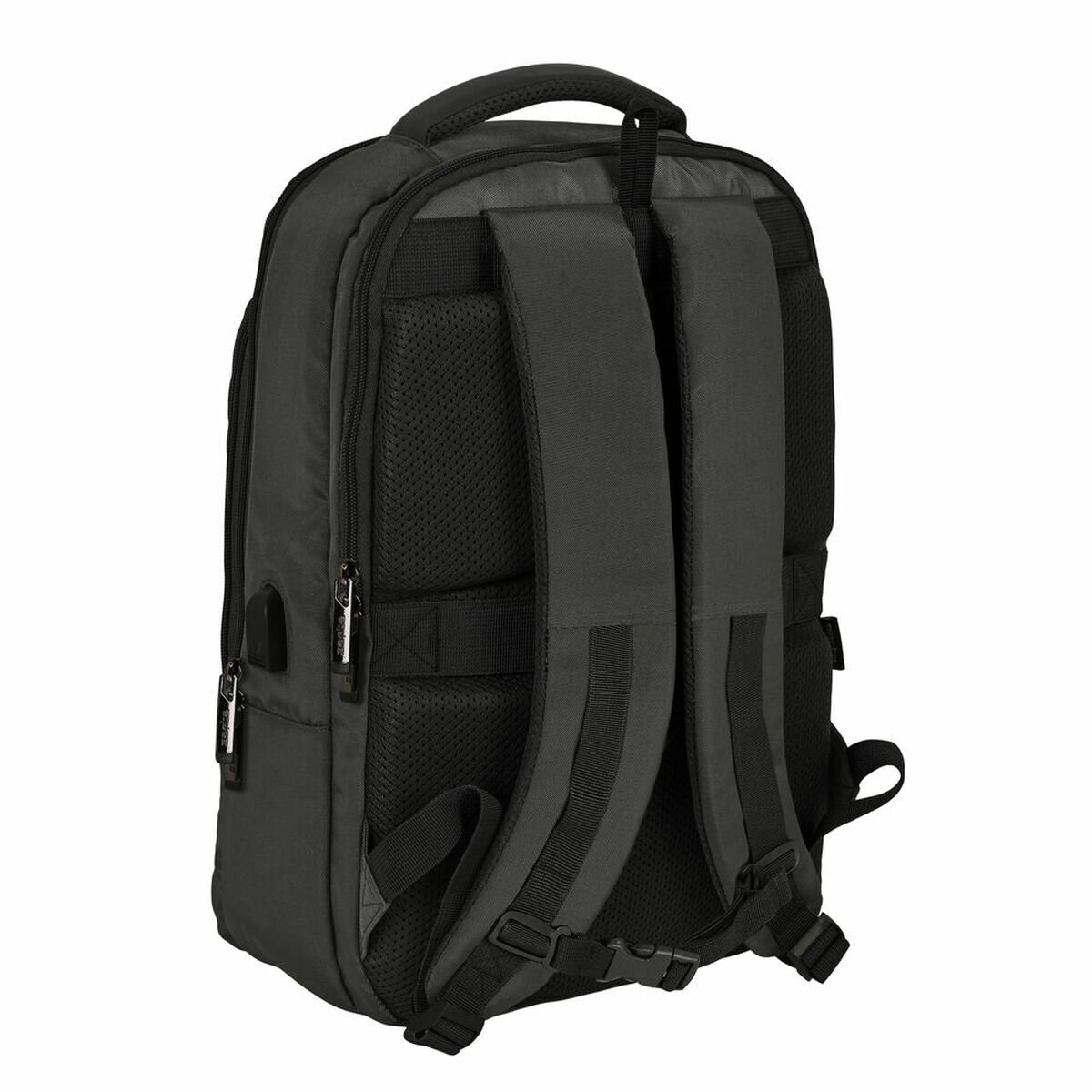"Rucksack for Laptop and Tablet with USB Output Safta Business Grey (29 x 44 x 15 cm)"_4