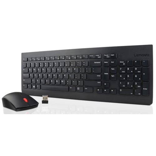 "Tastatur og trådløs mus Lenovo 4X30M39490           Spansk qwerty" - picture